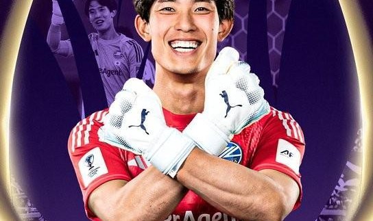 b体育官网-官方：町田泽维亚门将谷晃生当选本赛季亚冠精英联赛最佳门将
